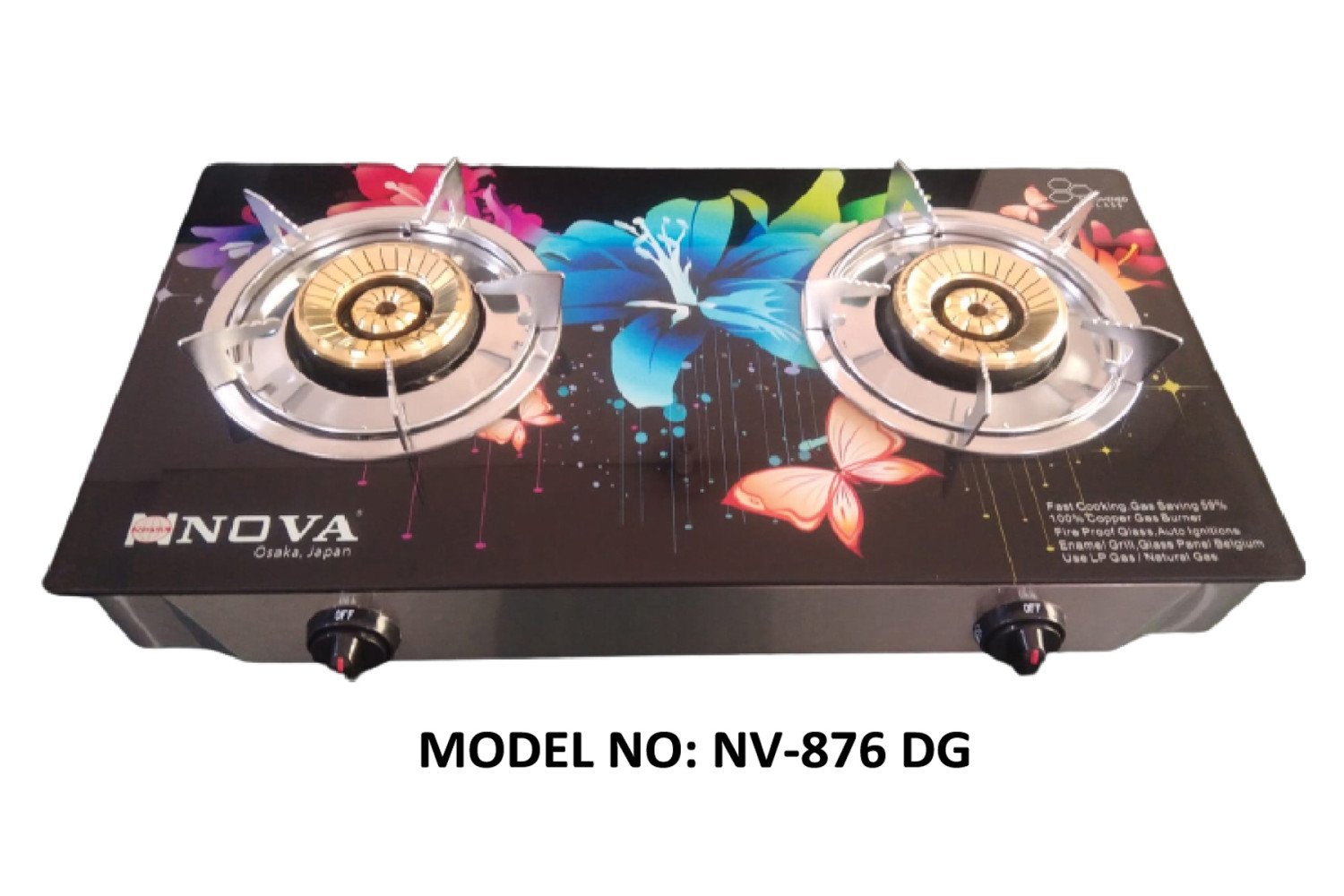 NOVA Gas Stove Double Burner