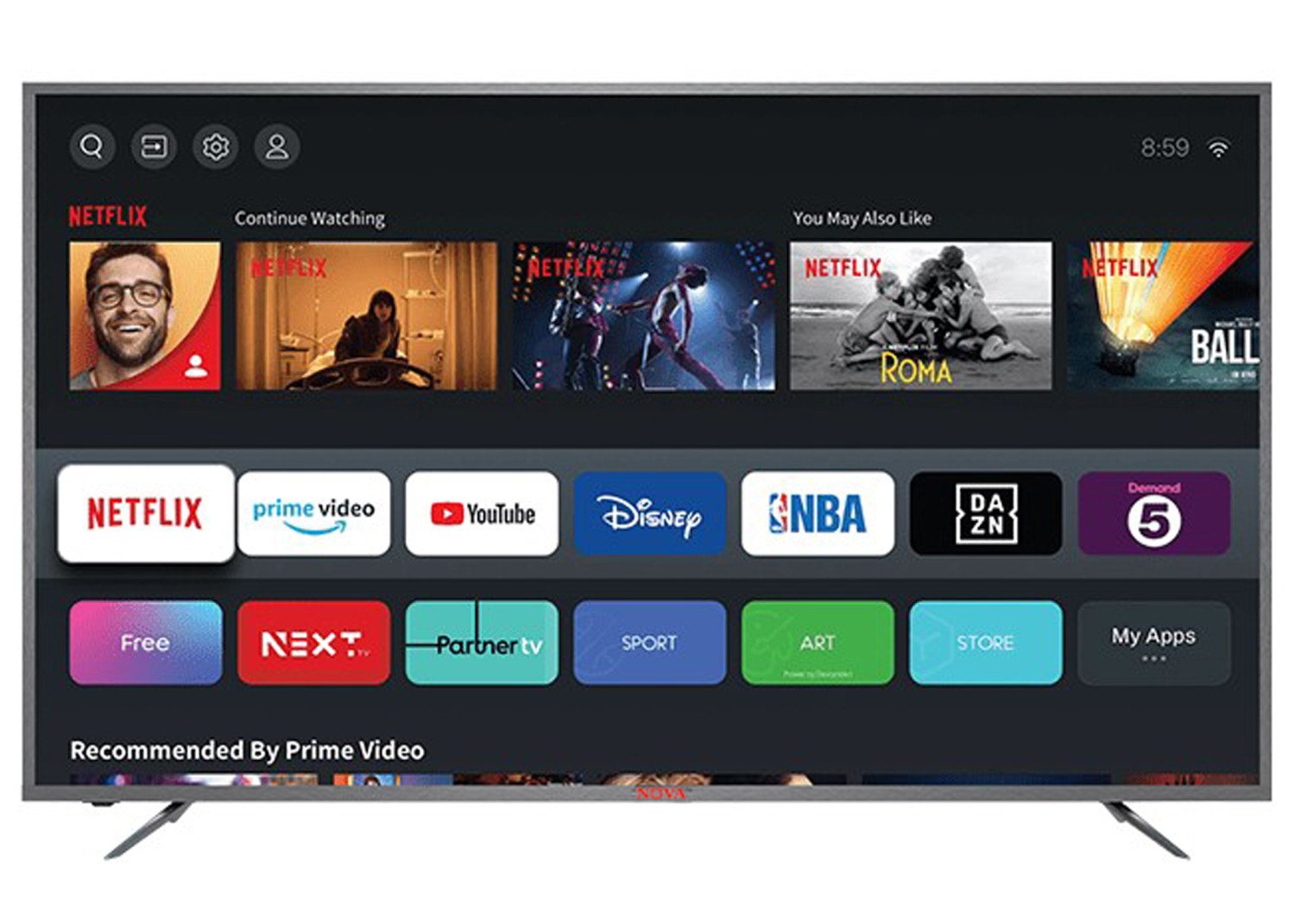 NOVA Google Android TV 75"