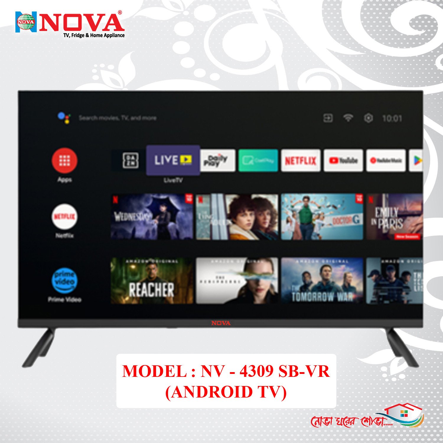 NOVA Double 4K Android TV 43"