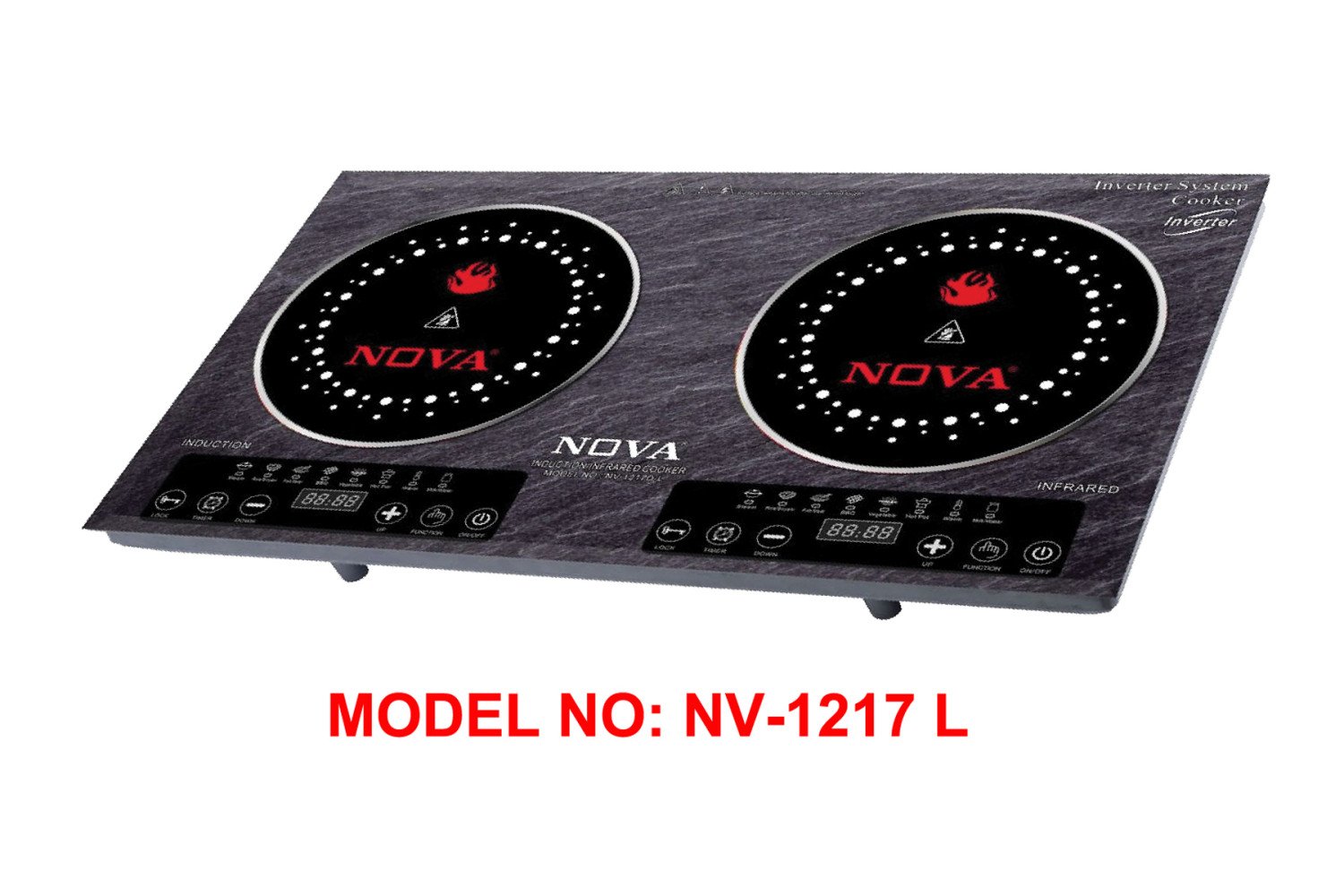 NOVA Infrared & Induction Cooker