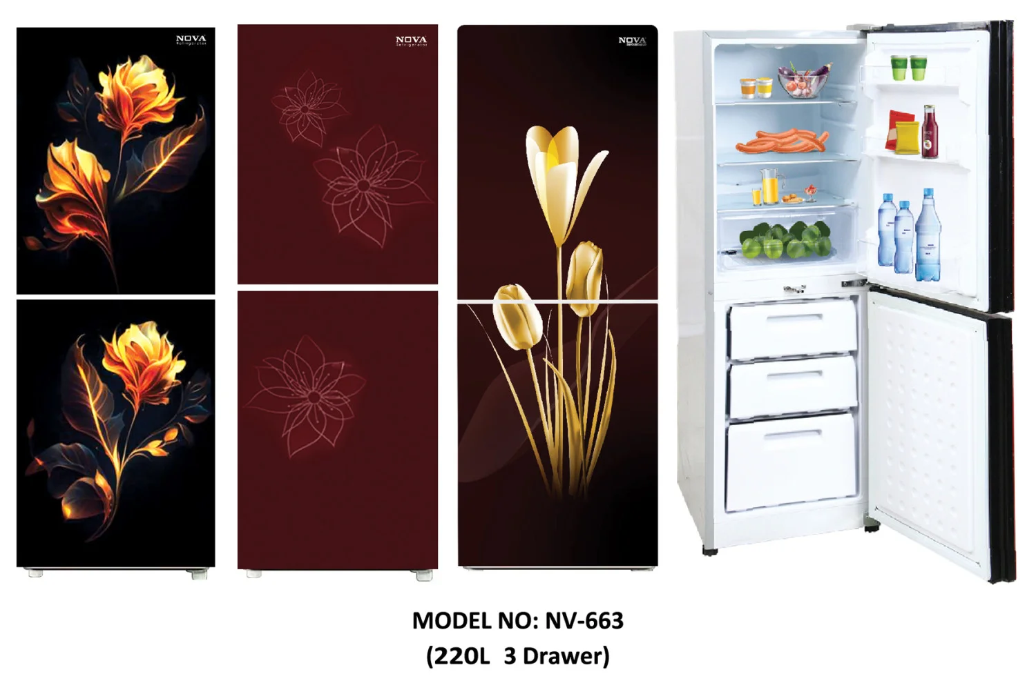 NOVA Refrigerator  NV - 663