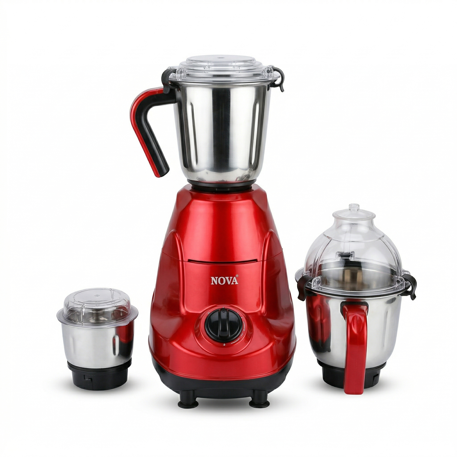 NOVA Mixer Grinder NV-166-RV – 975W 3-in-1 Powerful Kitchen Blender